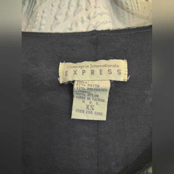 Vintage Express Hippie Style Mini Dress - Picture 5 of 6